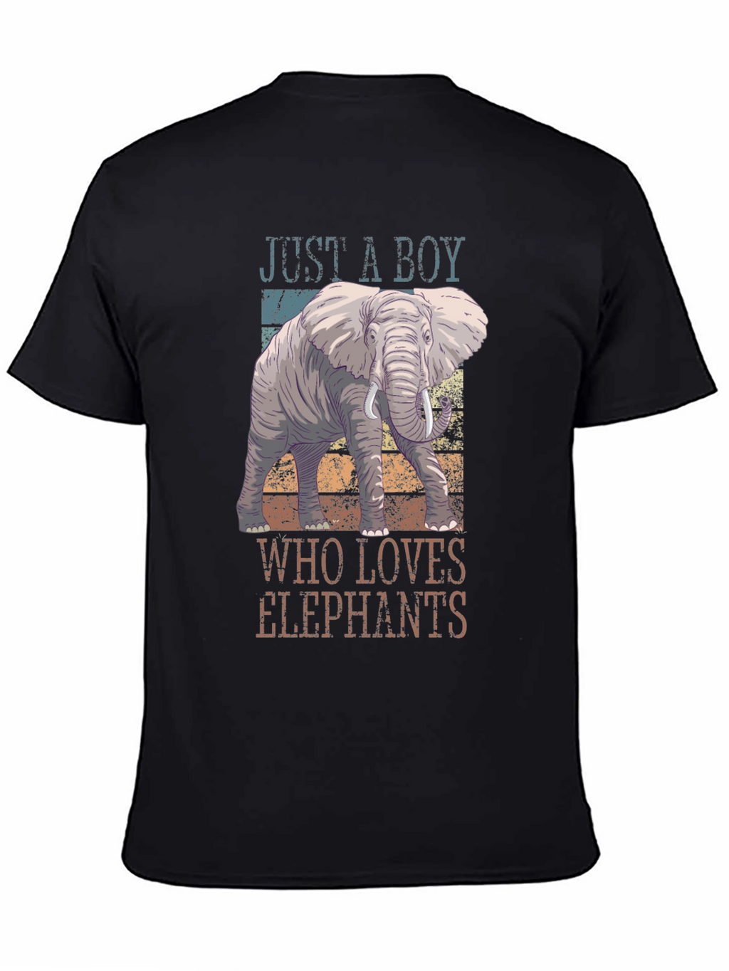 Just a Boy Who Loves Elephants T-Shirt