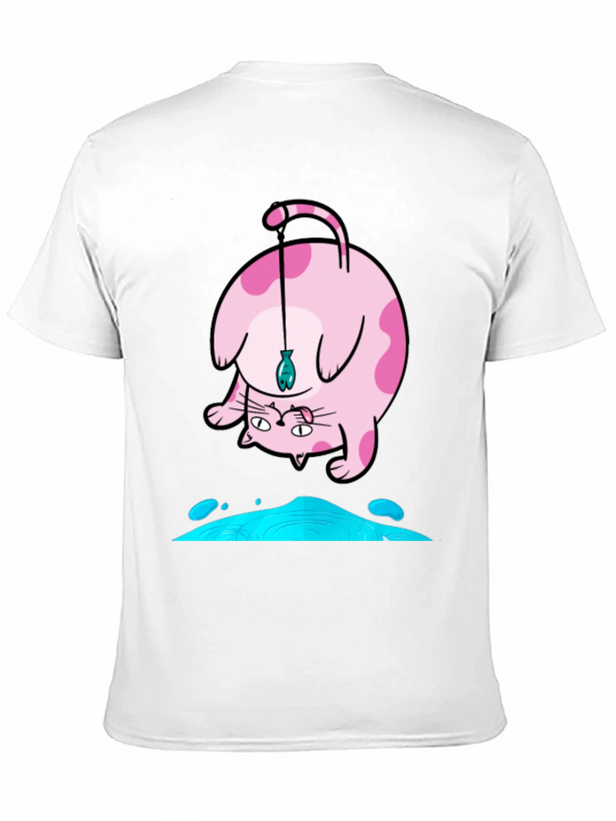 Funky Cat Fishing T-Shirt