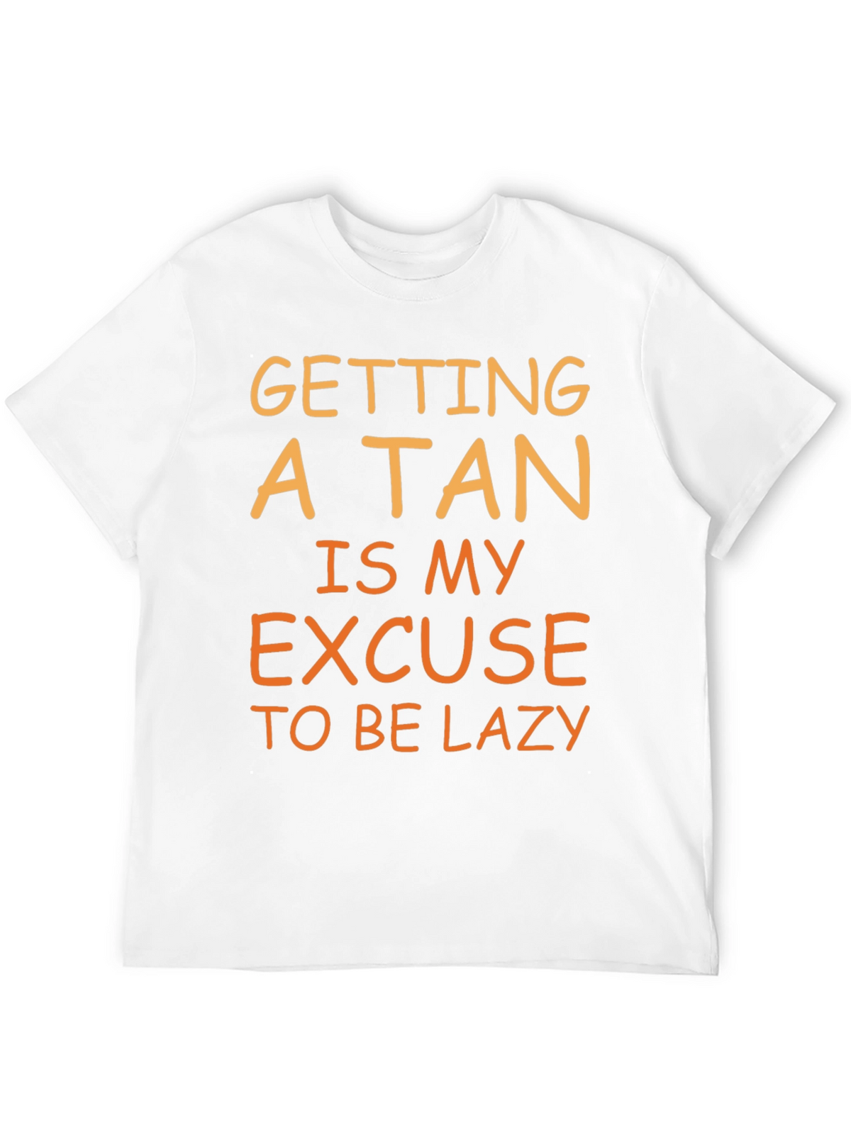 Funny Tan Excuse T-Shirt - Lazy Summer Vibes