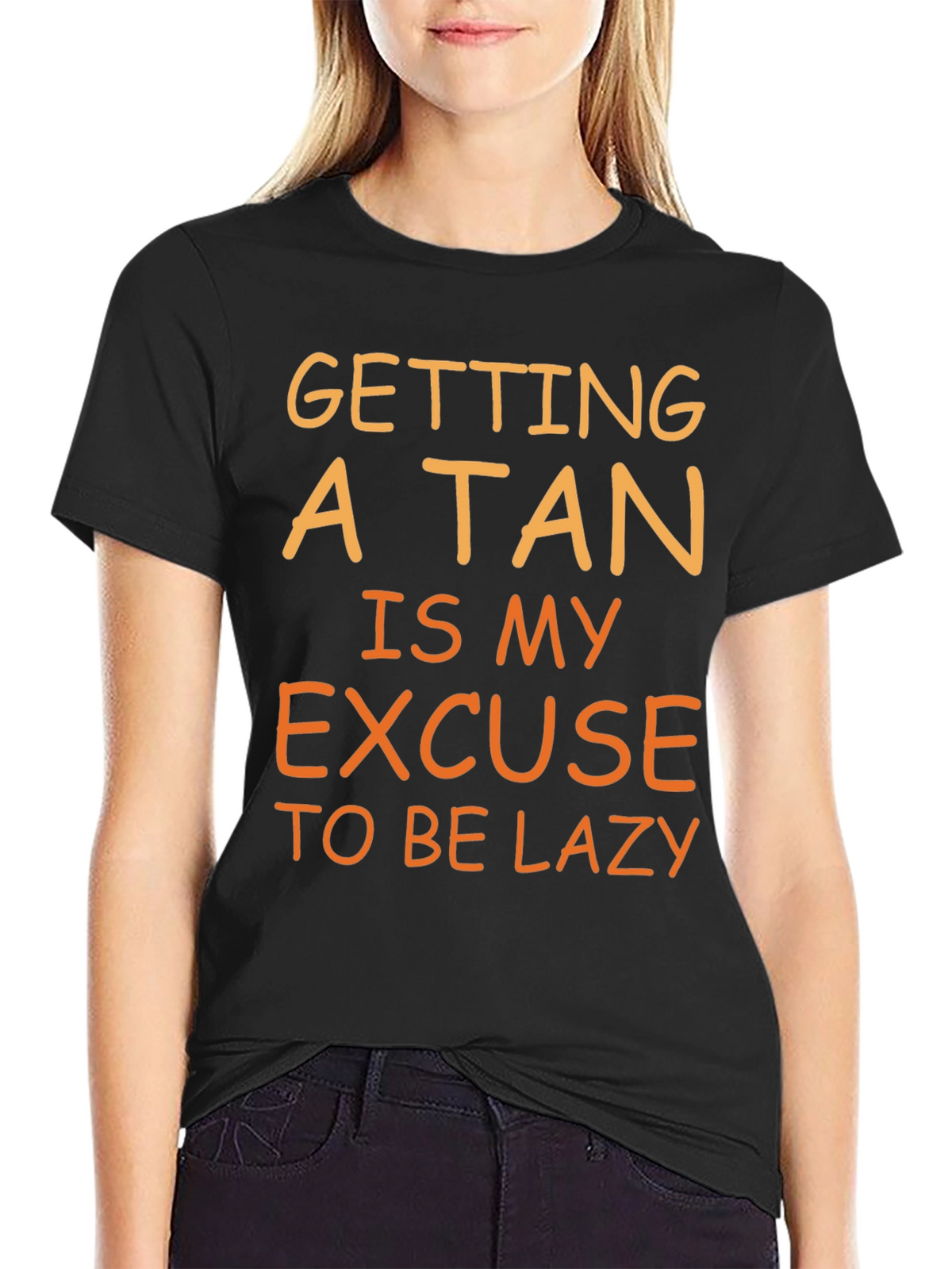 Funny Tan Excuse T-Shirt - Lazy Summer Vibes