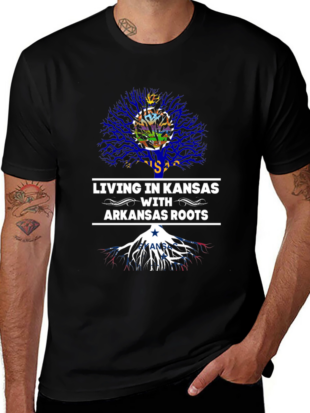 Kansas Living Arkansas Roots Graphic Tee
