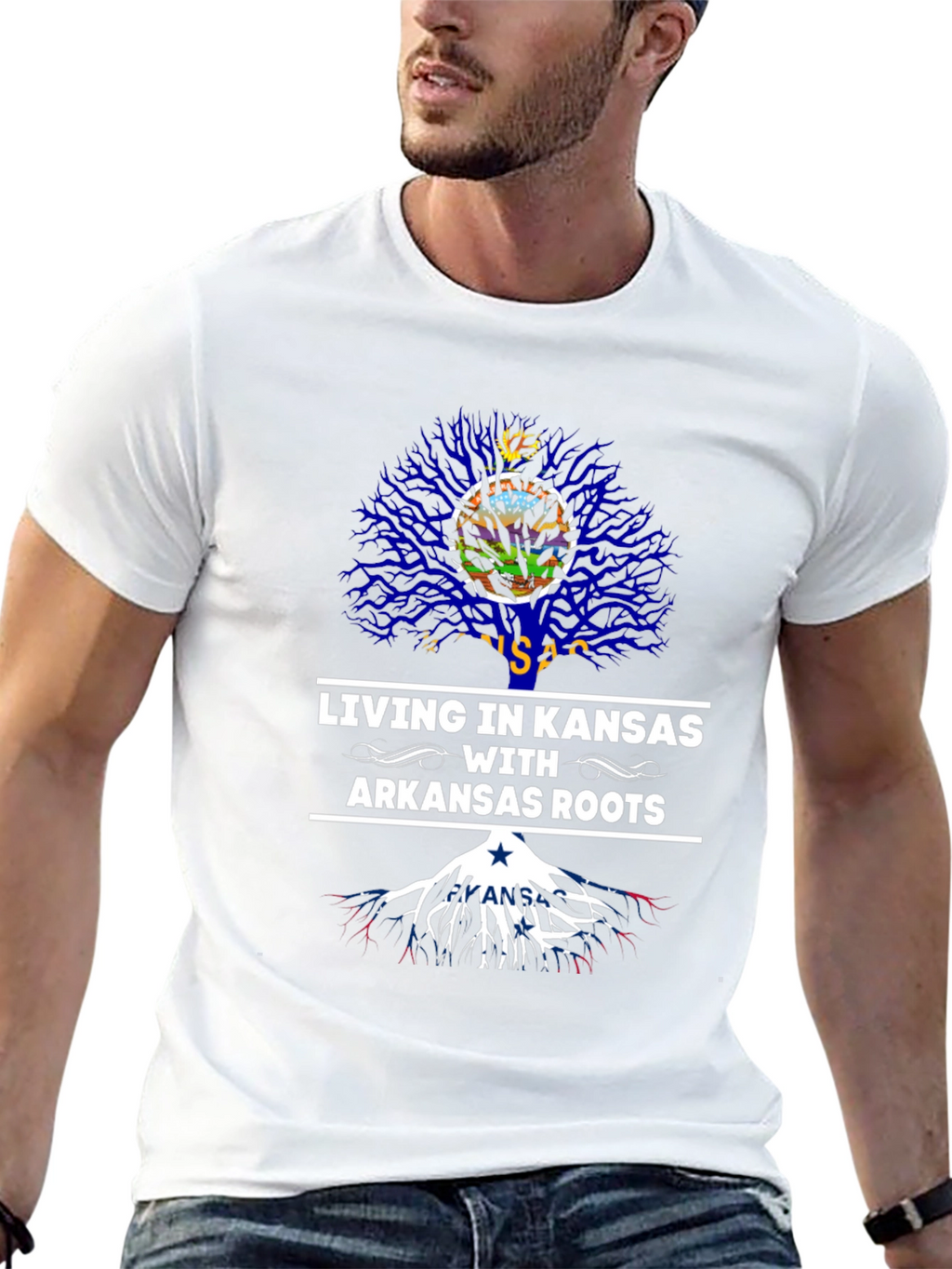 Kansas Living Arkansas Roots Graphic Tee