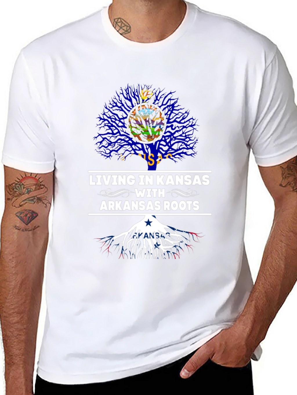 Kansas Living Arkansas Roots Graphic Tee