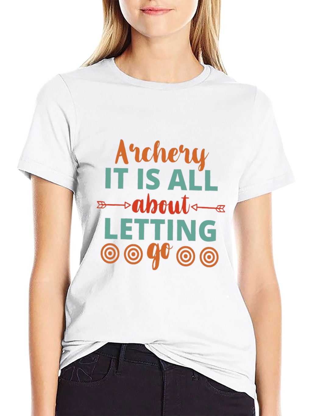 Archery T-Shirt: Let It Go Target Tee