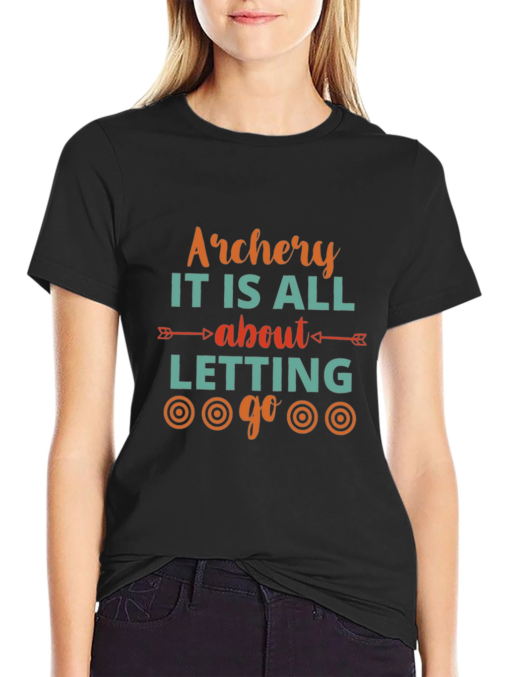 Archery T-Shirt: Let It Go Target Tee