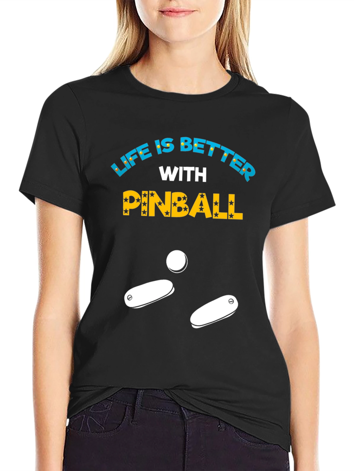 Life is Better with Pinball T-Shirt