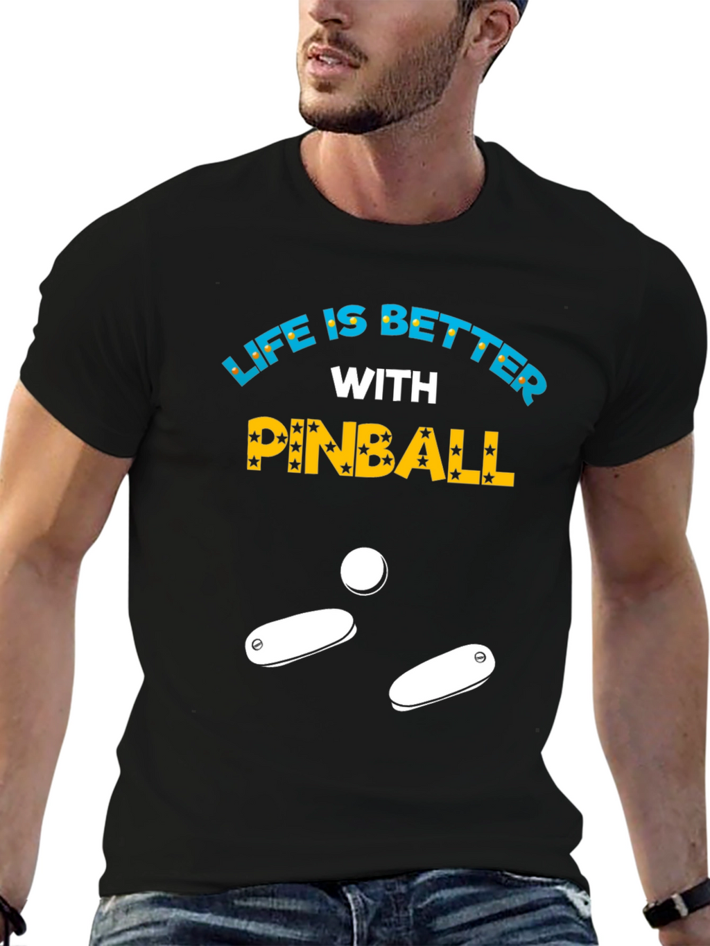 Life is Better with Pinball T-Shirt