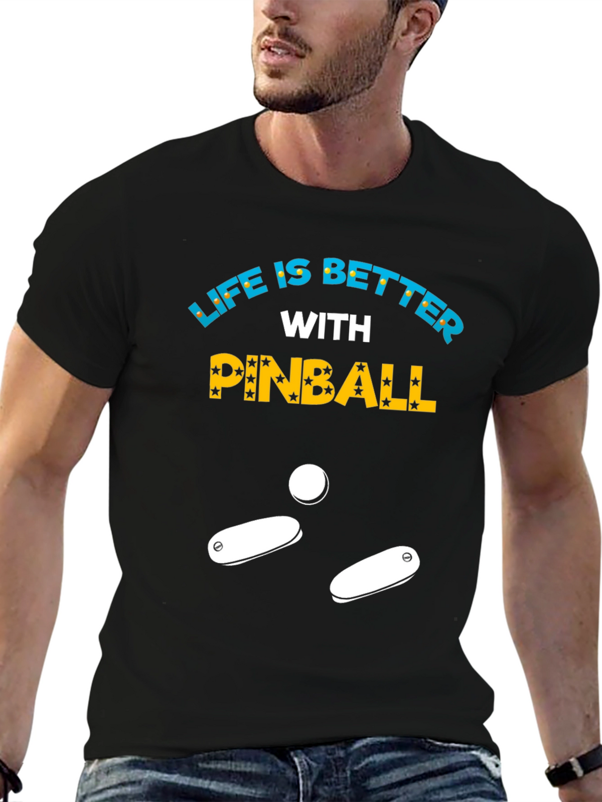 Life is Better with Pinball T-Shirt