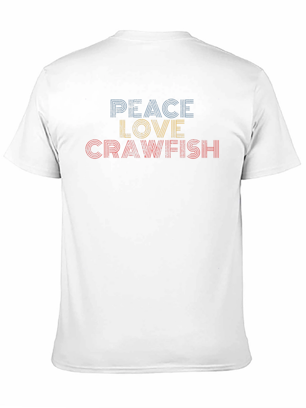 Peace Love Crawfish Retro T-Shirt