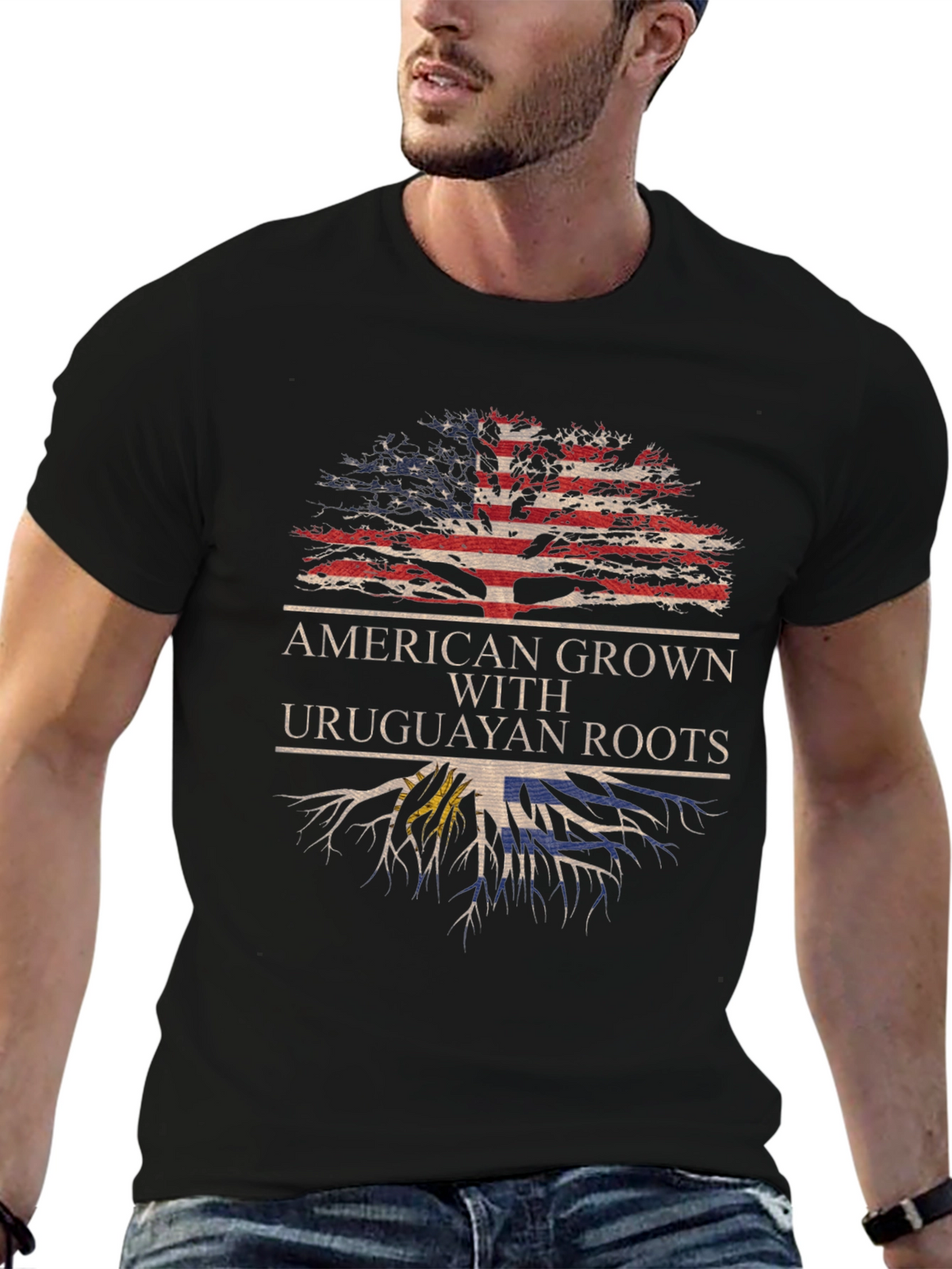 American Grown with Uruguayan Roots T-Shirt