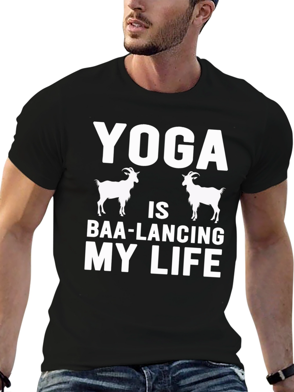 Yoga Goat T-Shirt - Baa-lancing My Life Tee
