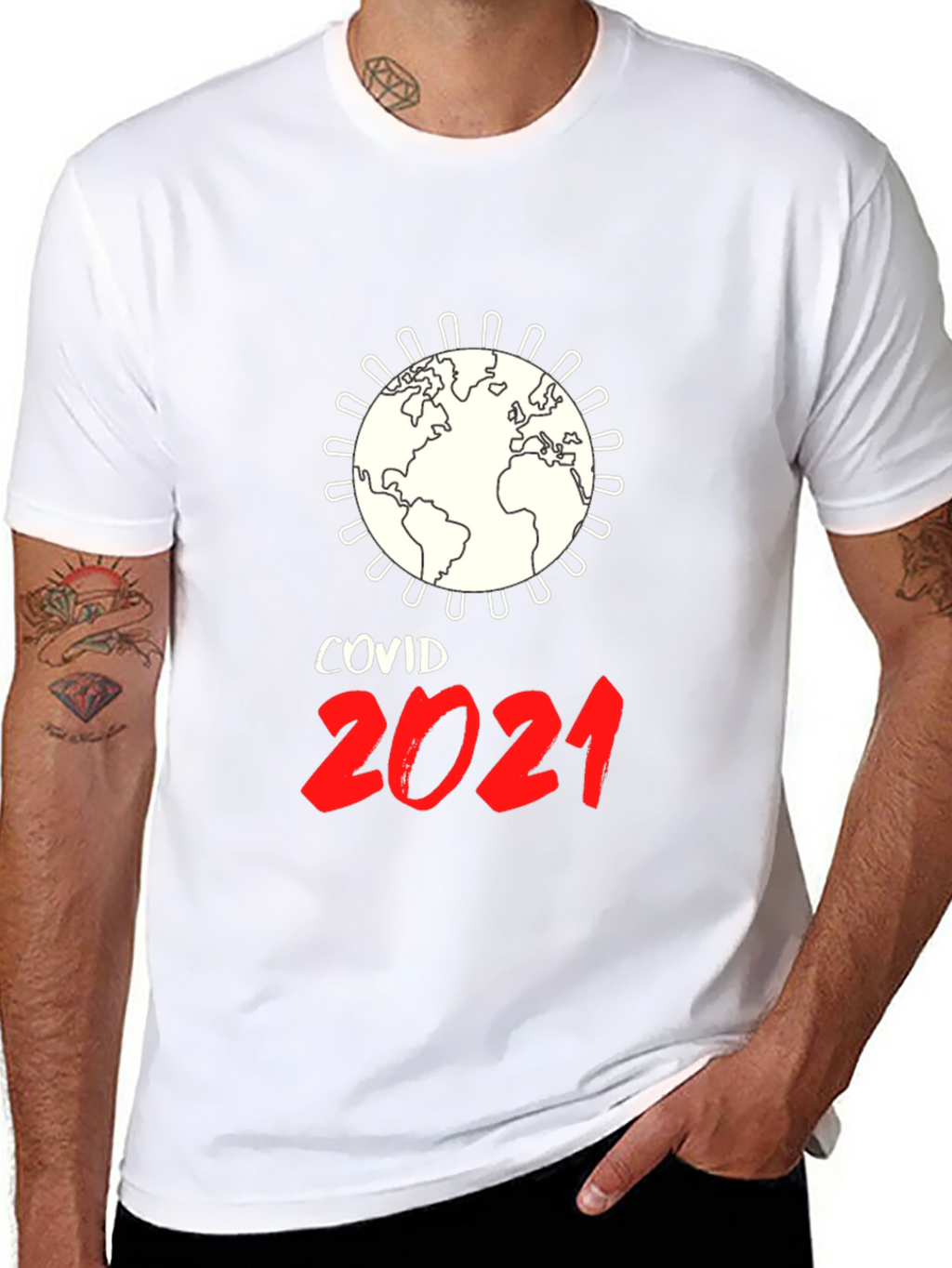 COVID-19 2021 Globe T-Shirt