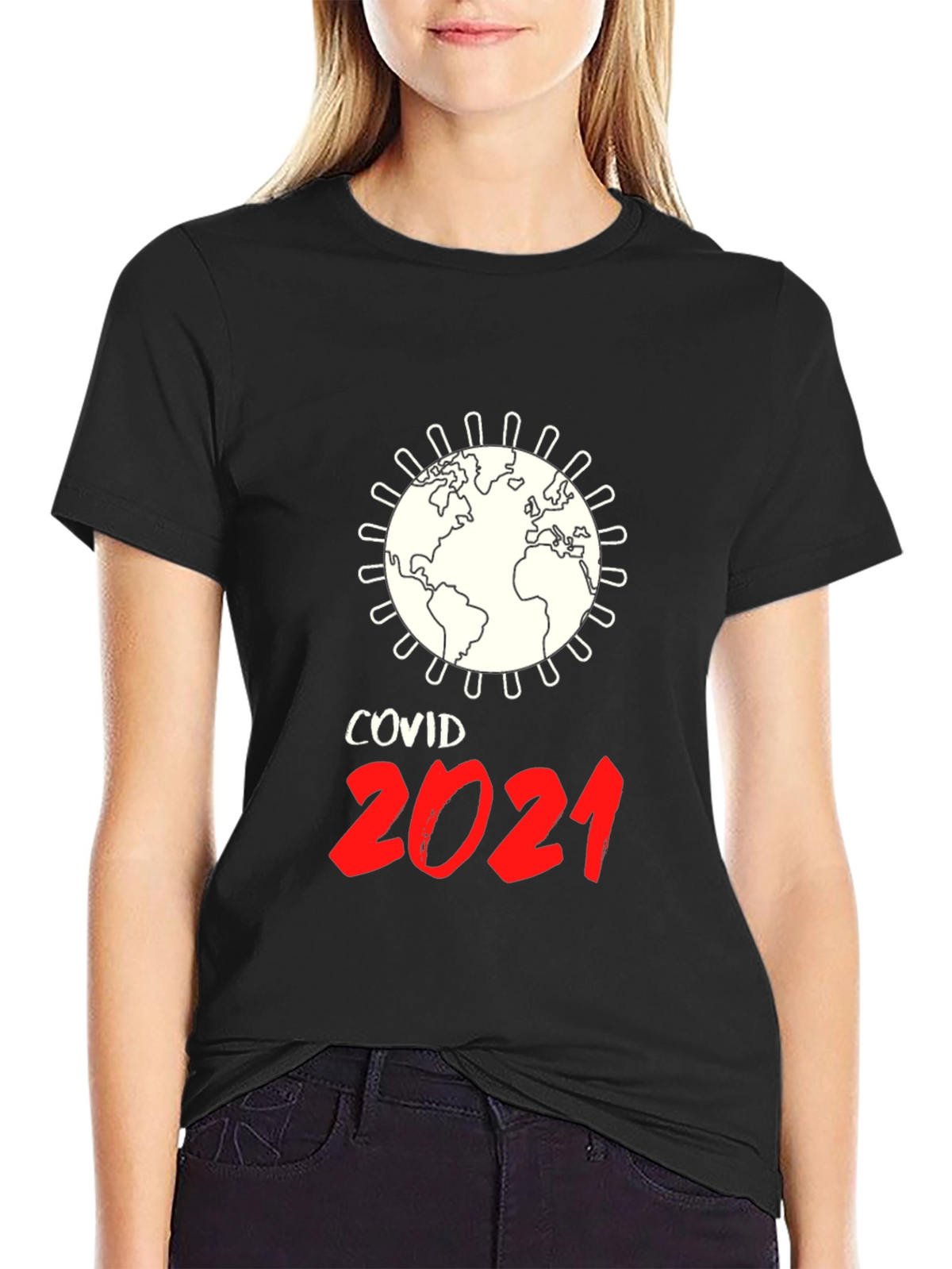 COVID-19 2021 Globe T-Shirt