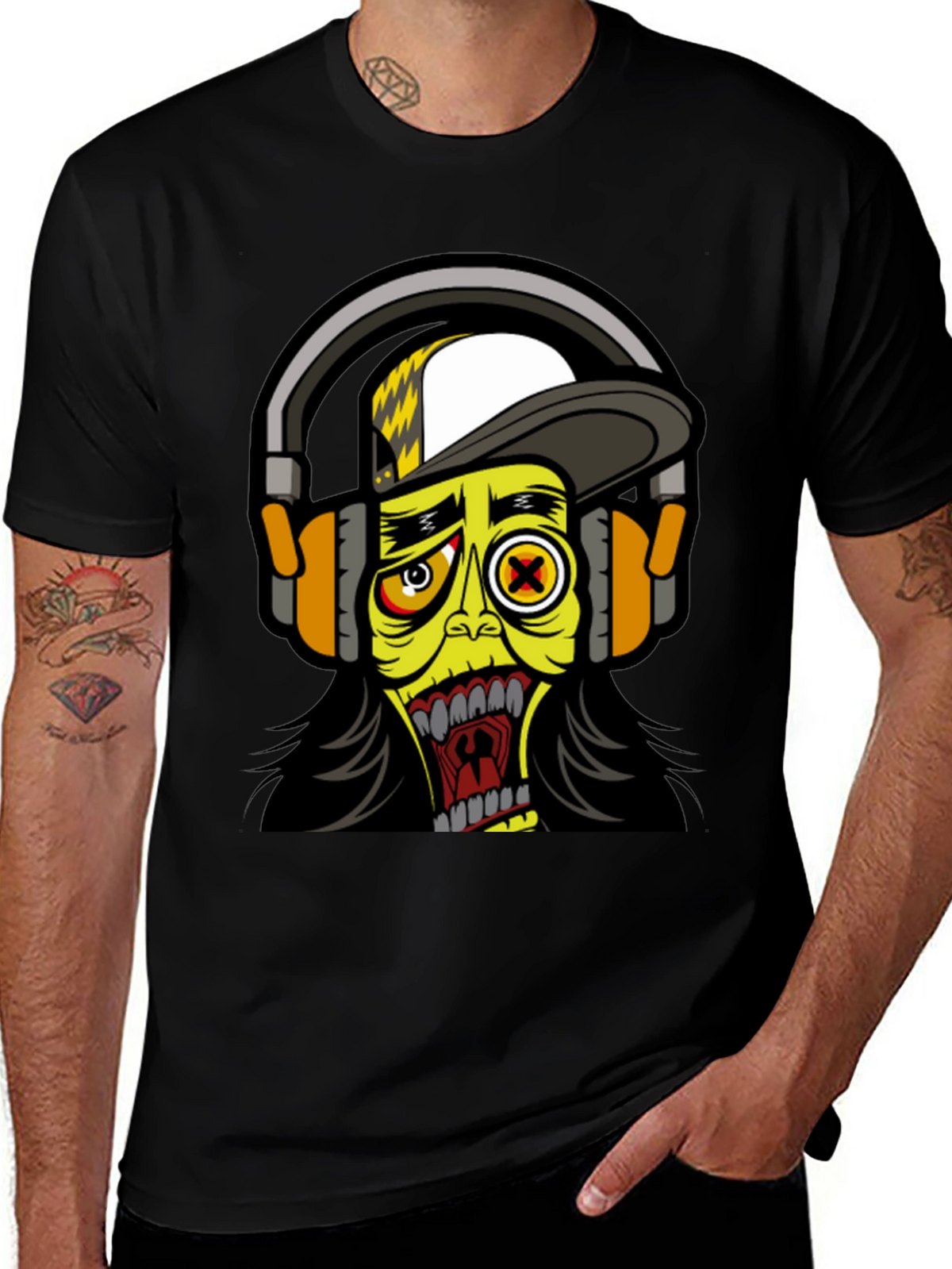 Cartoon Zombie Graphic Tee