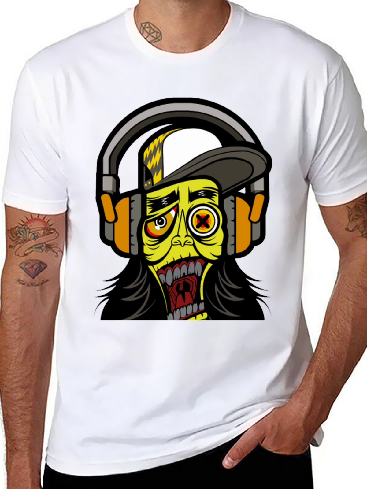 Cartoon Zombie Graphic Tee