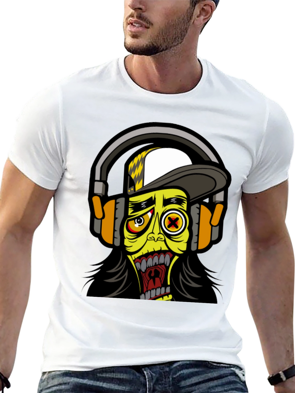 Cartoon Zombie Graphic Tee