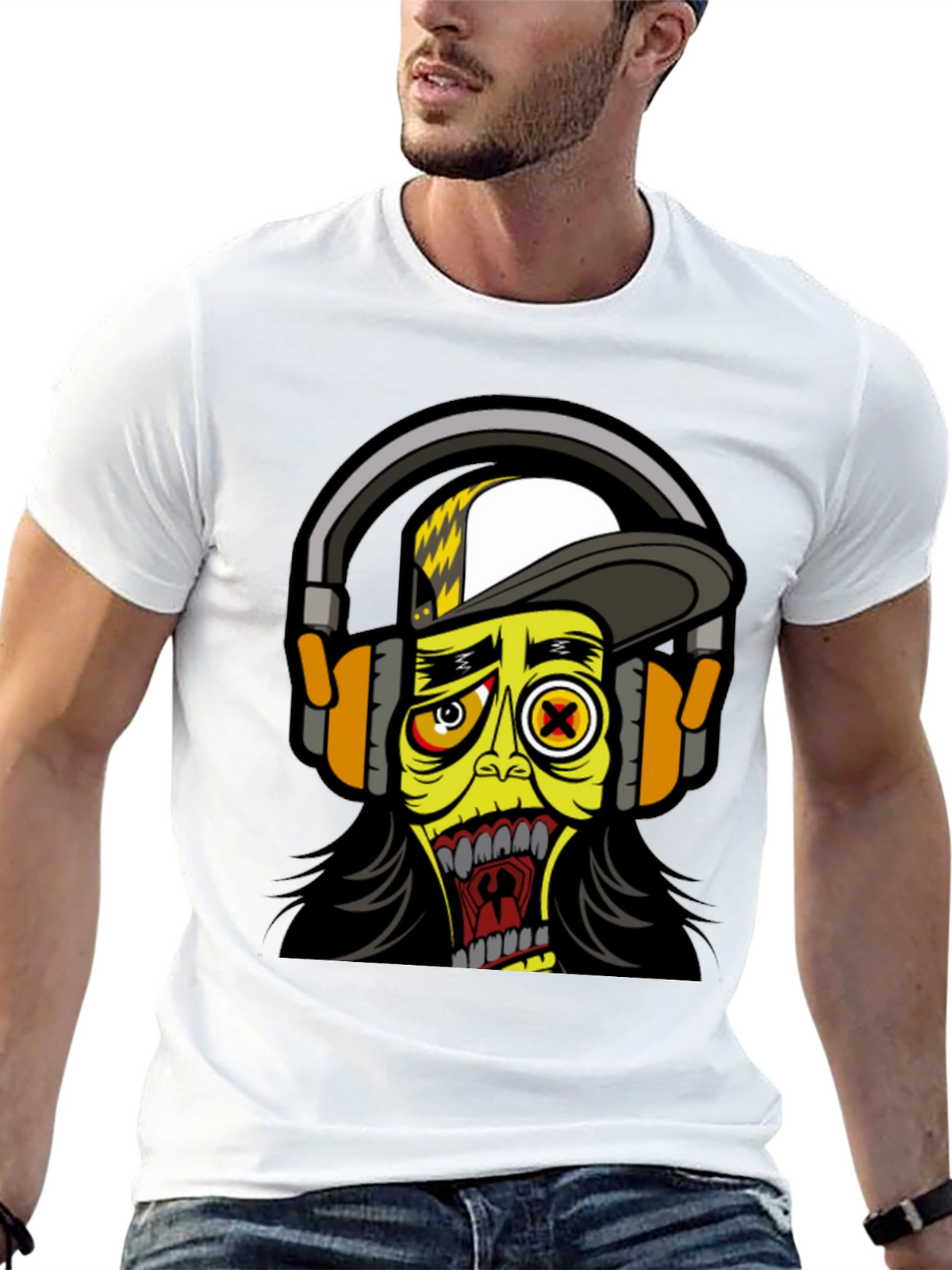 Cartoon Zombie Graphic Tee