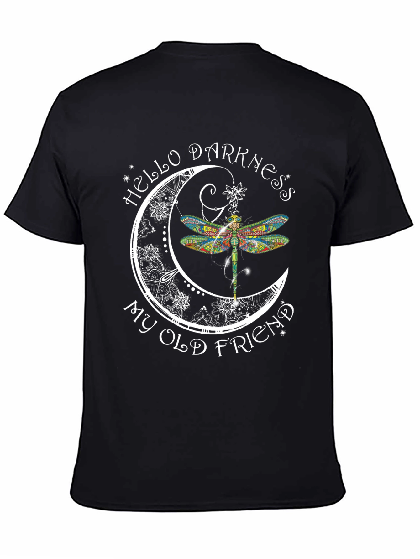 Hello Darkness My Old Friend Dragonfly Graphic Tee