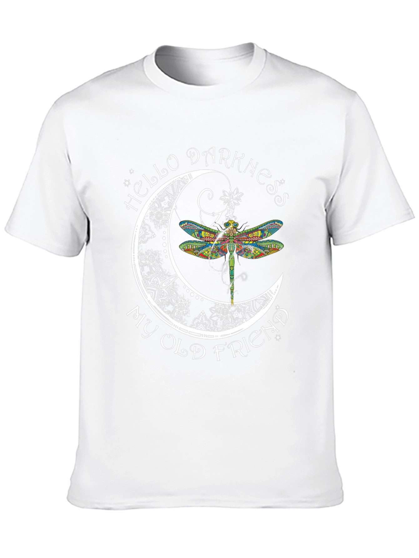 Hello Darkness My Old Friend Dragonfly Graphic Tee
