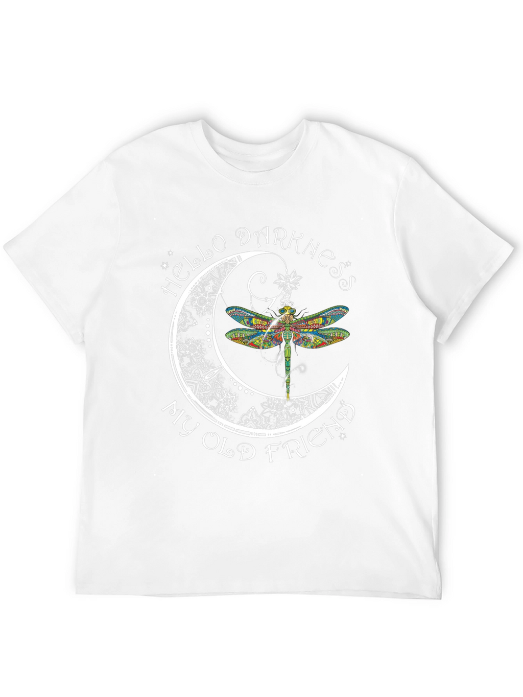 Hello Darkness My Old Friend Dragonfly Graphic Tee