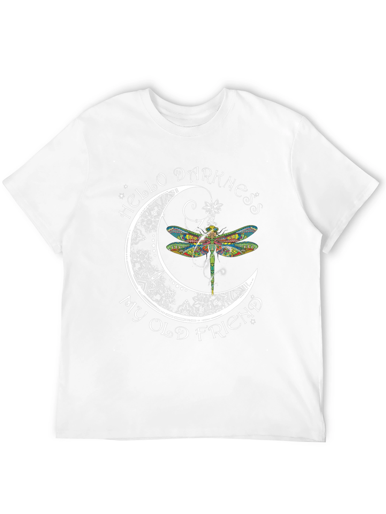 Hello Darkness My Old Friend Dragonfly Graphic Tee