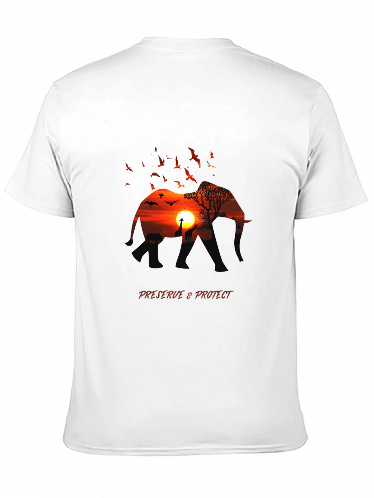 African Sunset Graphic Tee - Preserve & Protect