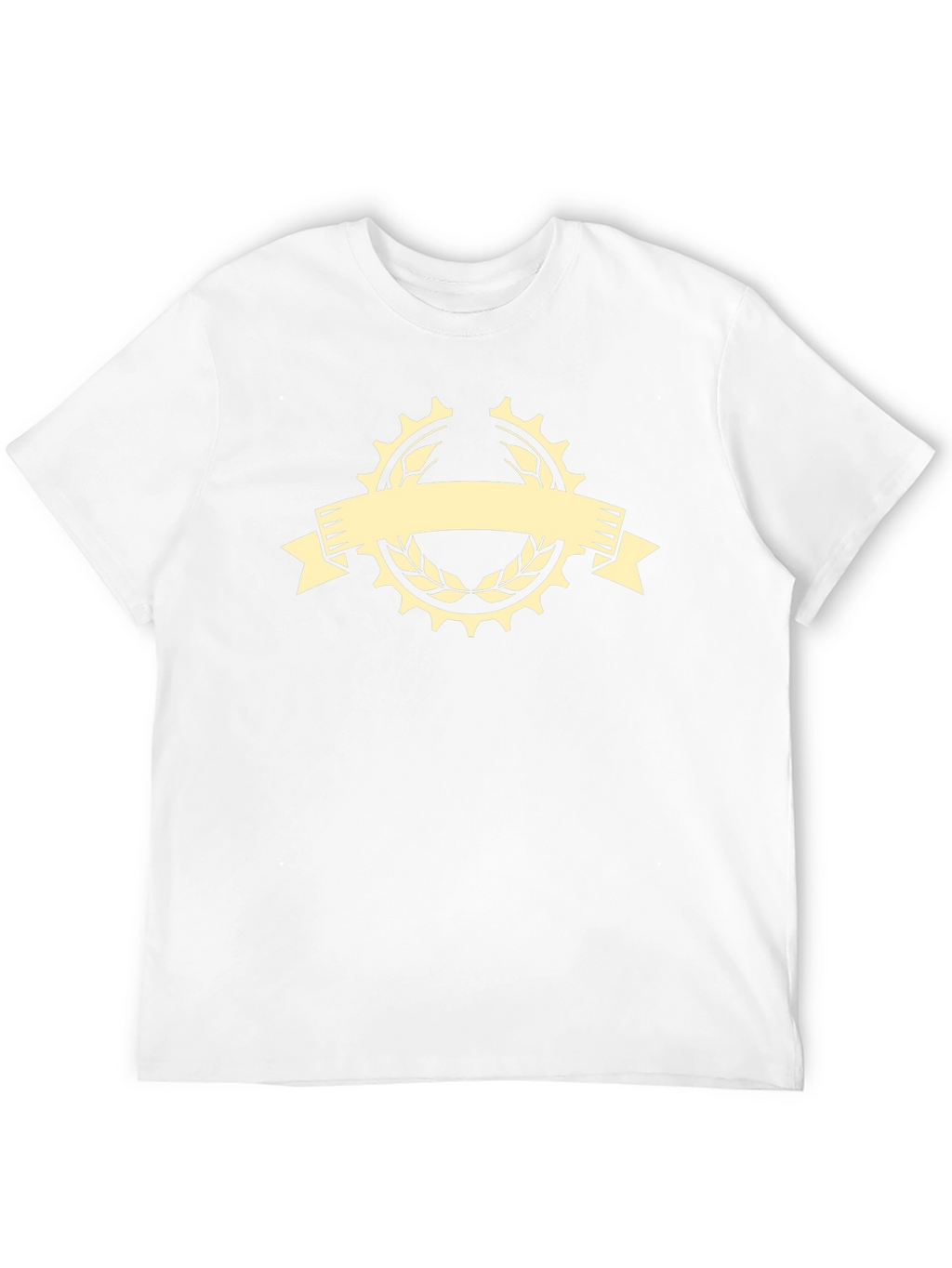Mens Black Graphic Tee - Cycle Laurel Design
