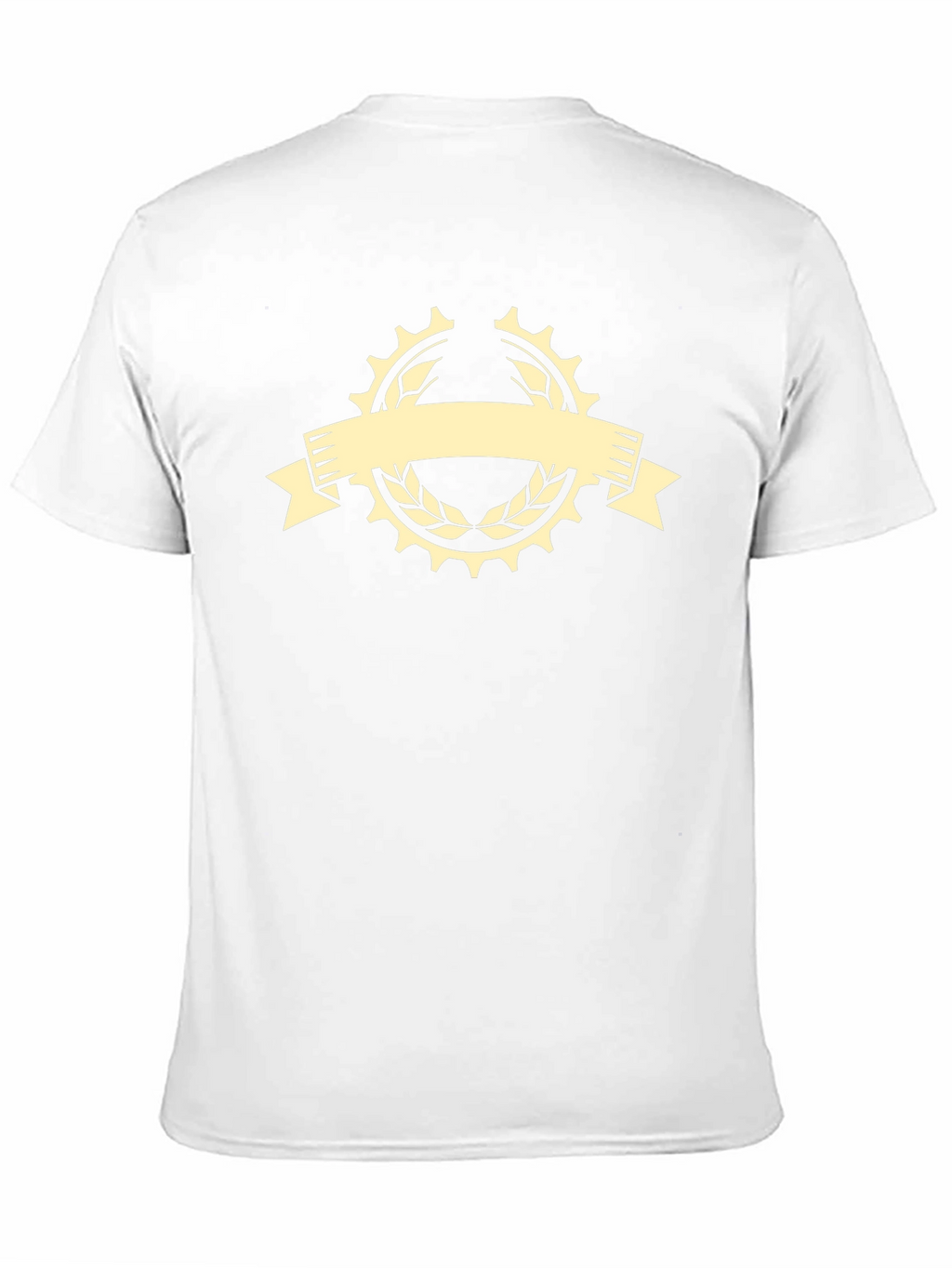 Mens Black Graphic Tee - Cycle Laurel Design