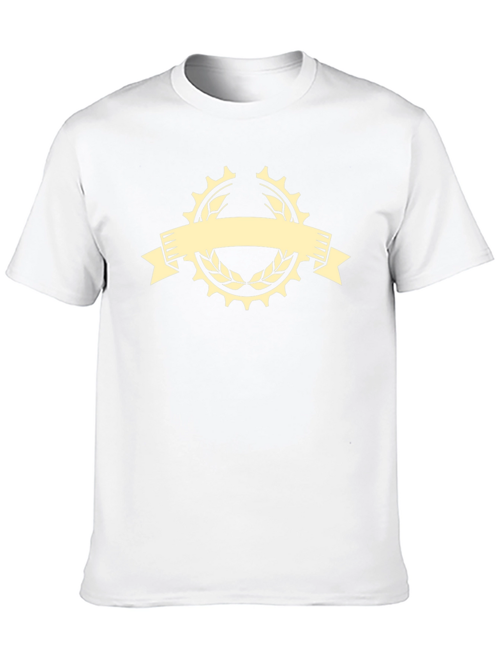 Mens Black Graphic Tee - Cycle Laurel Design