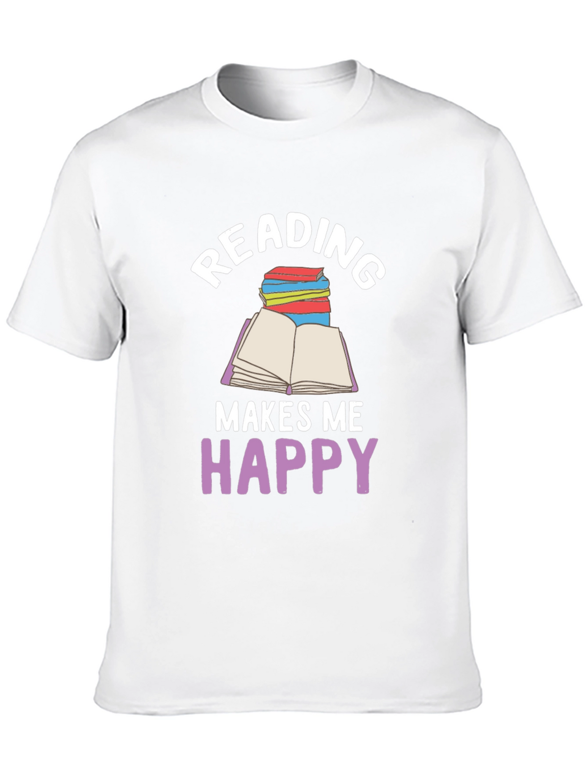 Reading Makes Me Happy Graphic Tee
