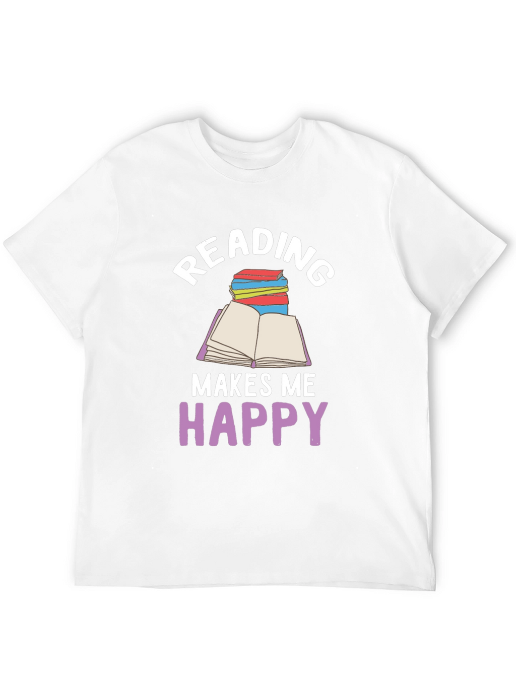 Reading Makes Me Happy Graphic Tee