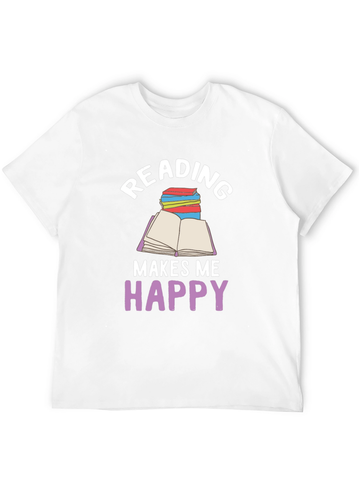 Reading Makes Me Happy Graphic Tee