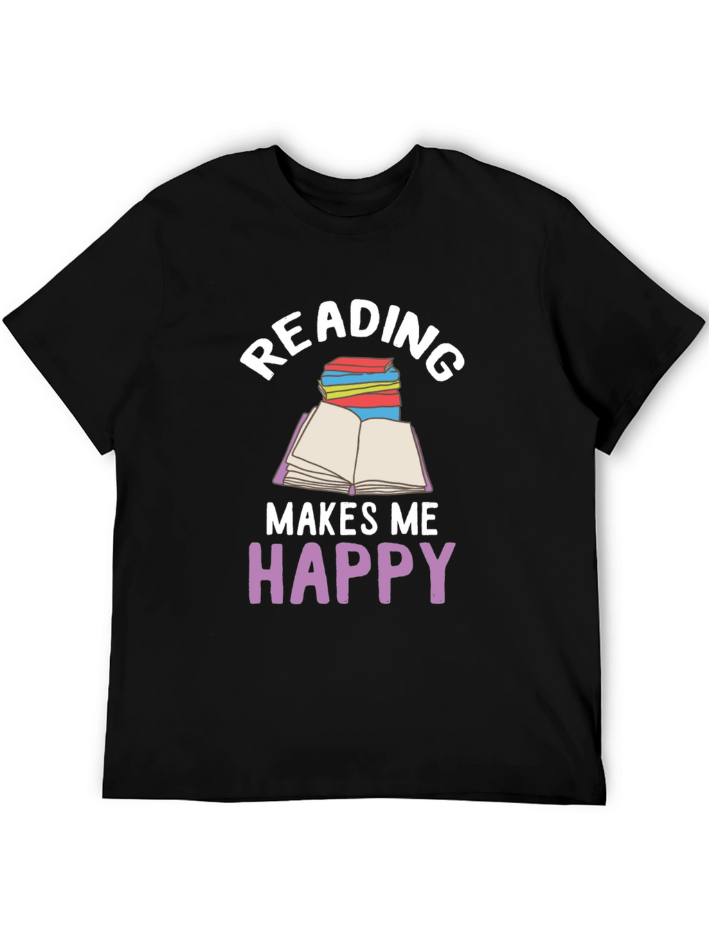 Reading Makes Me Happy Graphic Tee