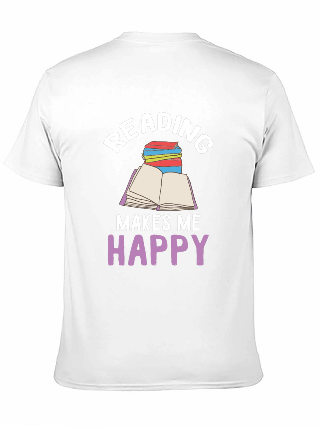 Reading Makes Me Happy Graphic Tee