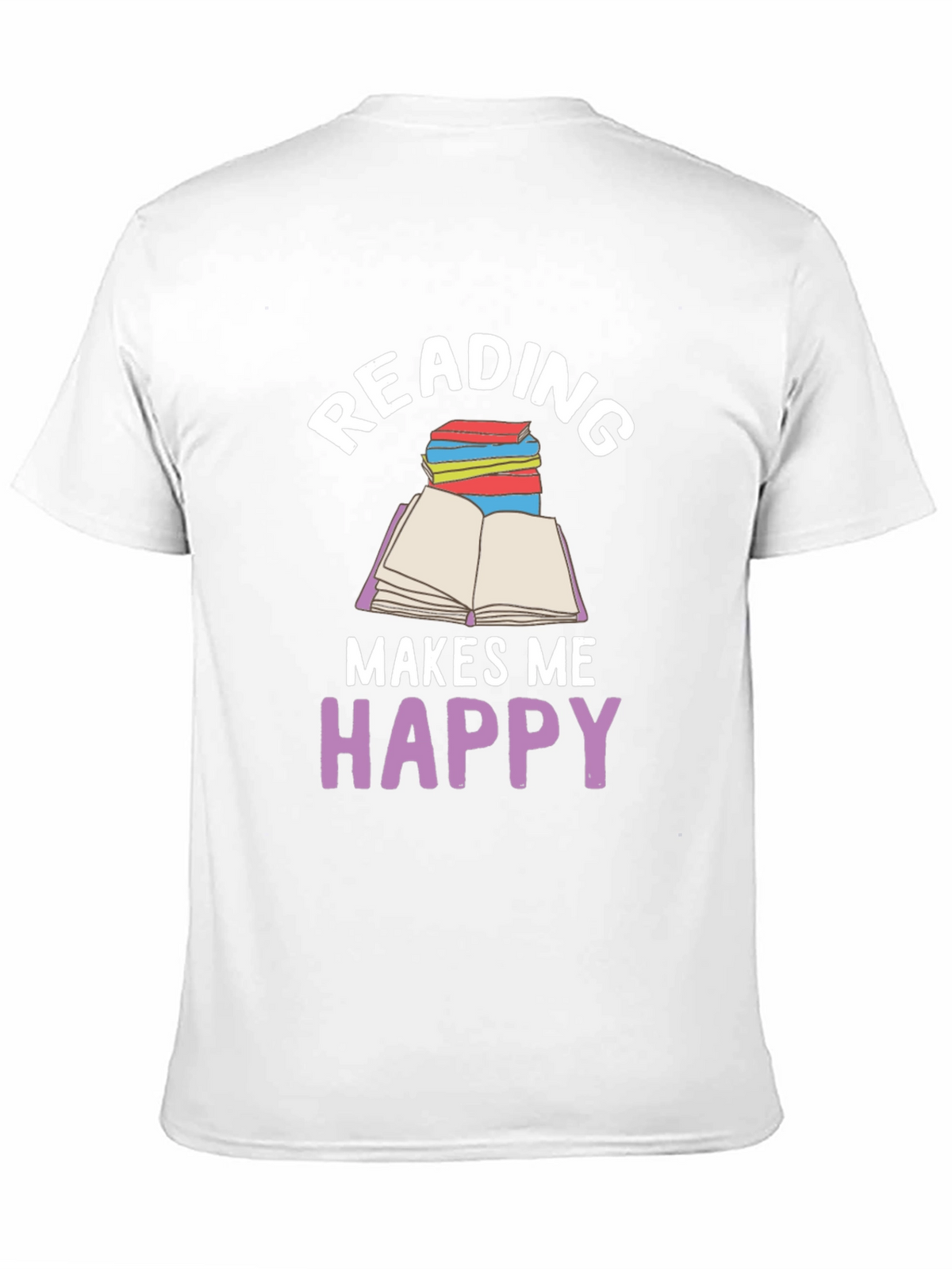 Reading Makes Me Happy Graphic Tee