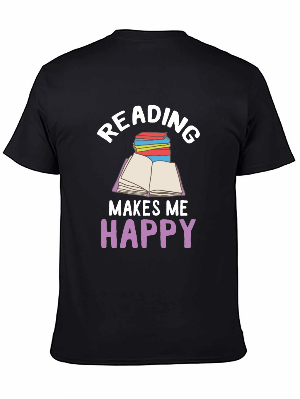 Reading Makes Me Happy Graphic Tee