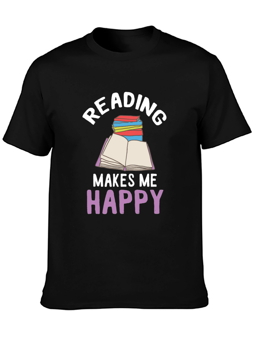 Reading Makes Me Happy Graphic Tee