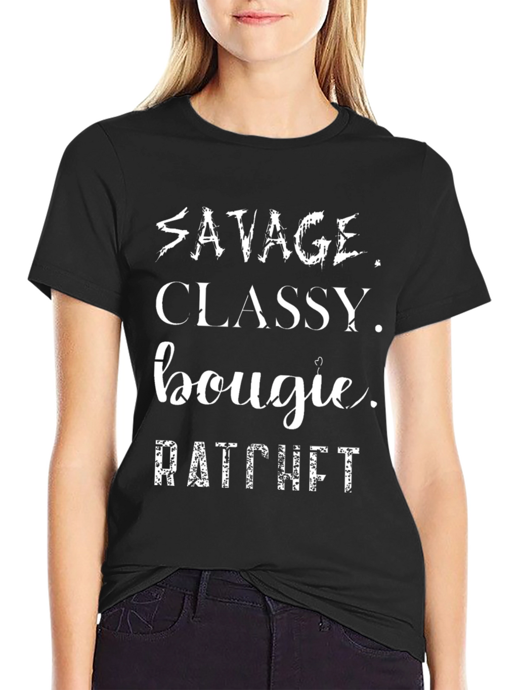 Savage Classy Bougie Ratchet Graphic Tee