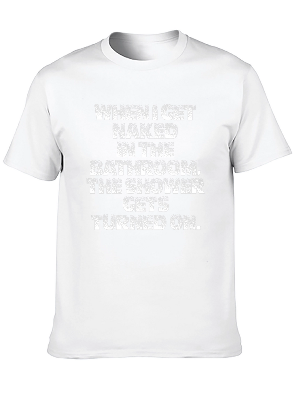 Humorous Shower Graphic T-Shirt