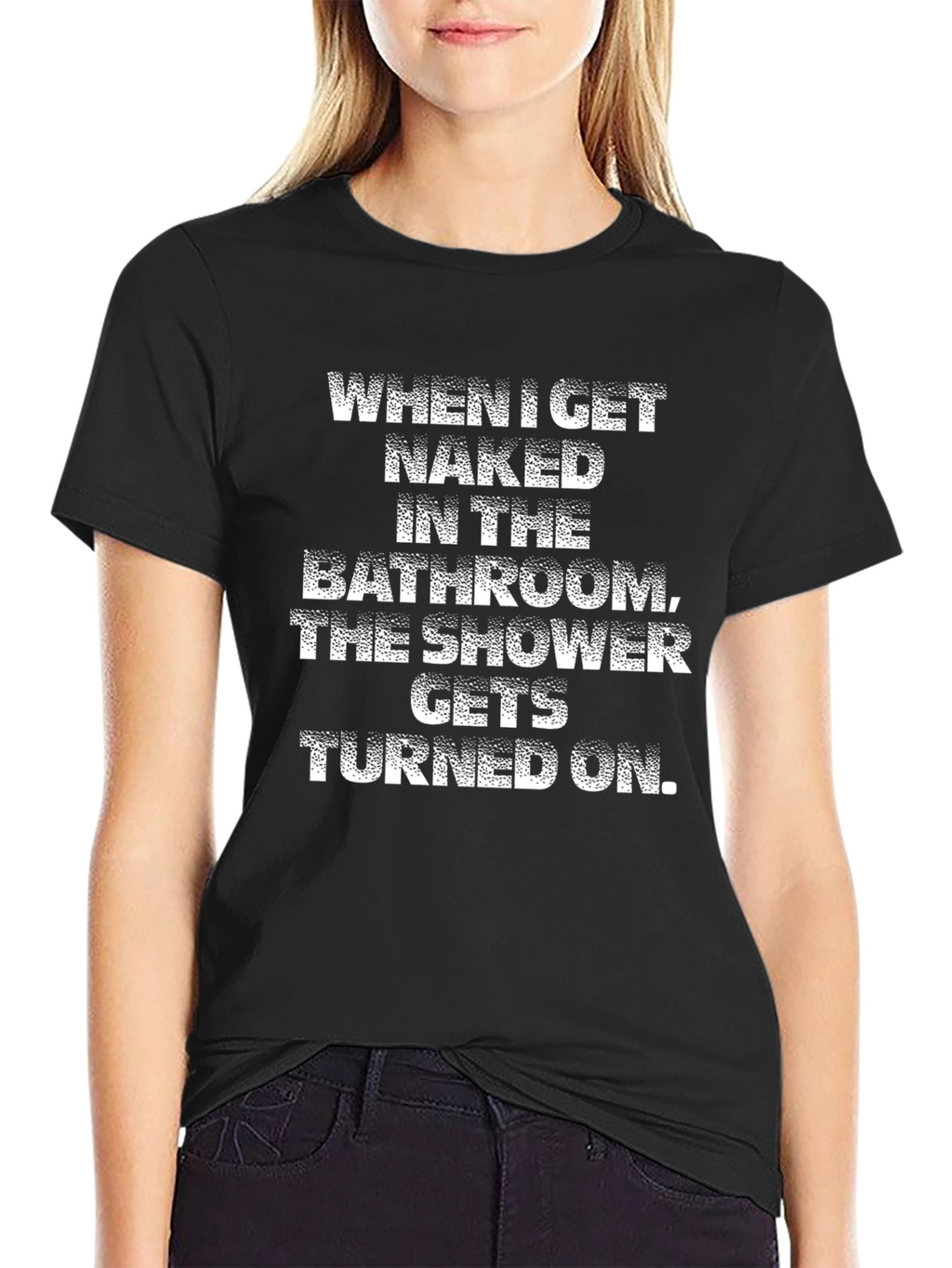 Humorous Shower Graphic T-Shirt