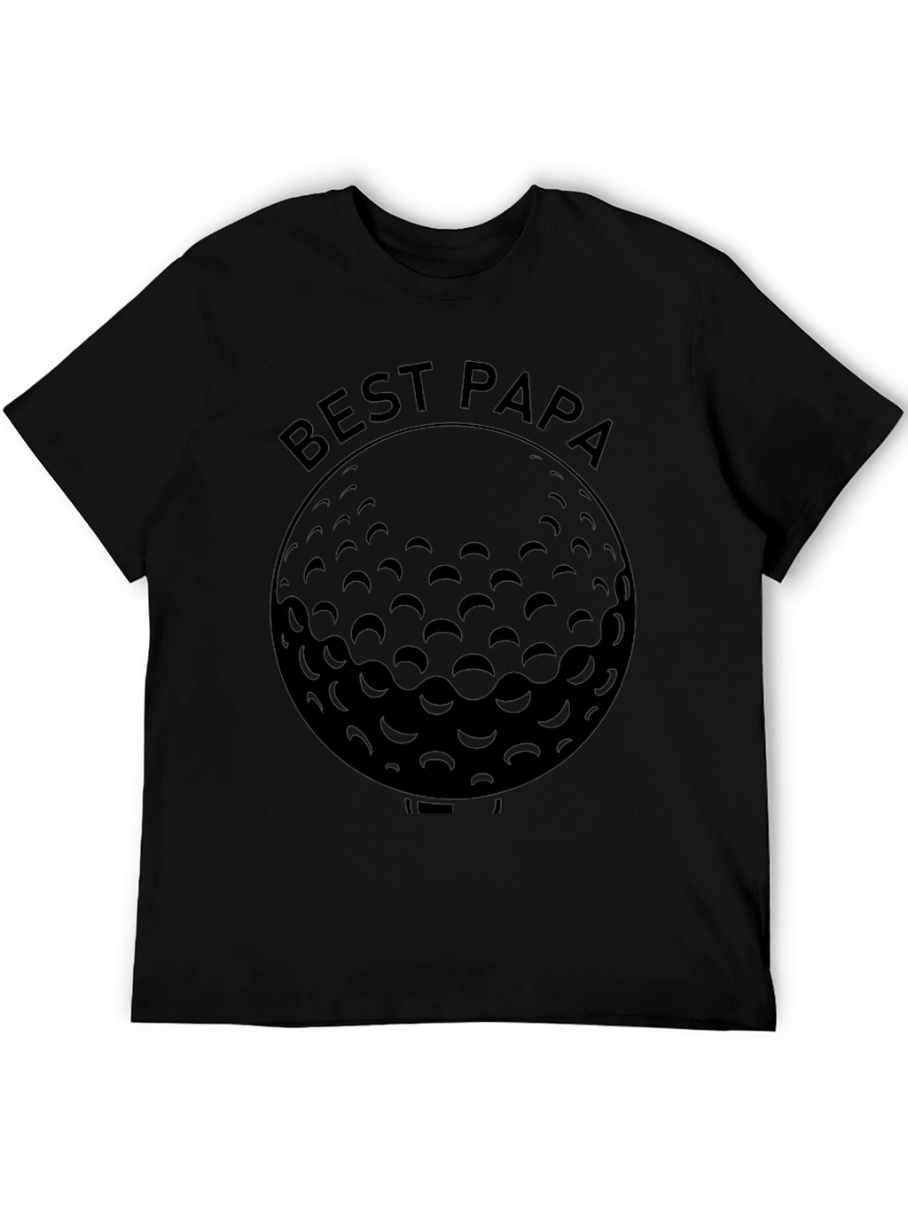 Best Papa Golf Ball Graphic T-Shirt