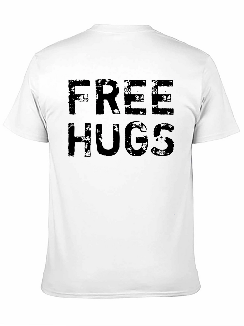 Free Hugs Graphic Tee - Soft Cotton Casual T-Shirt
