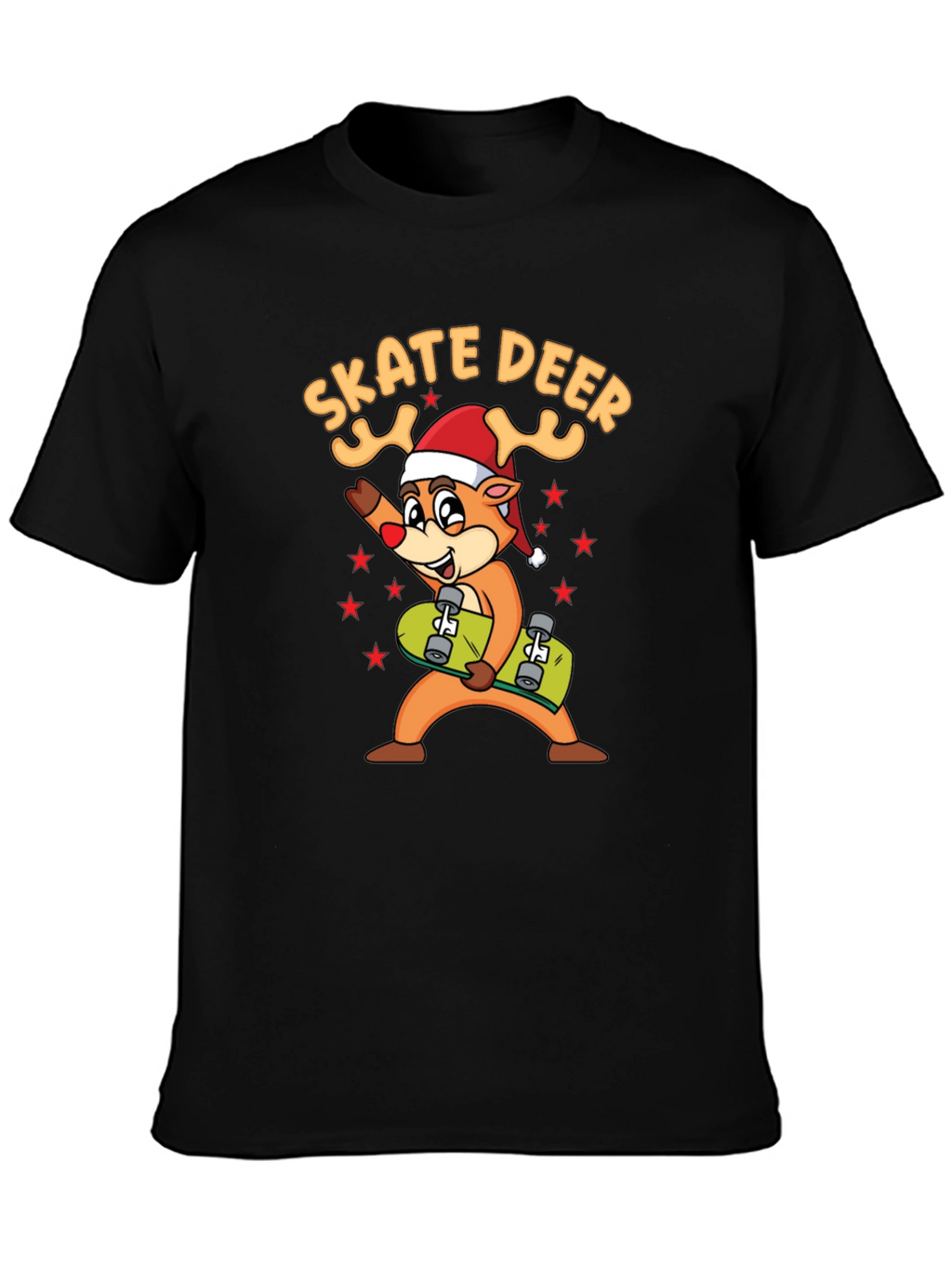 Skate Deer Graphic T-Shirt