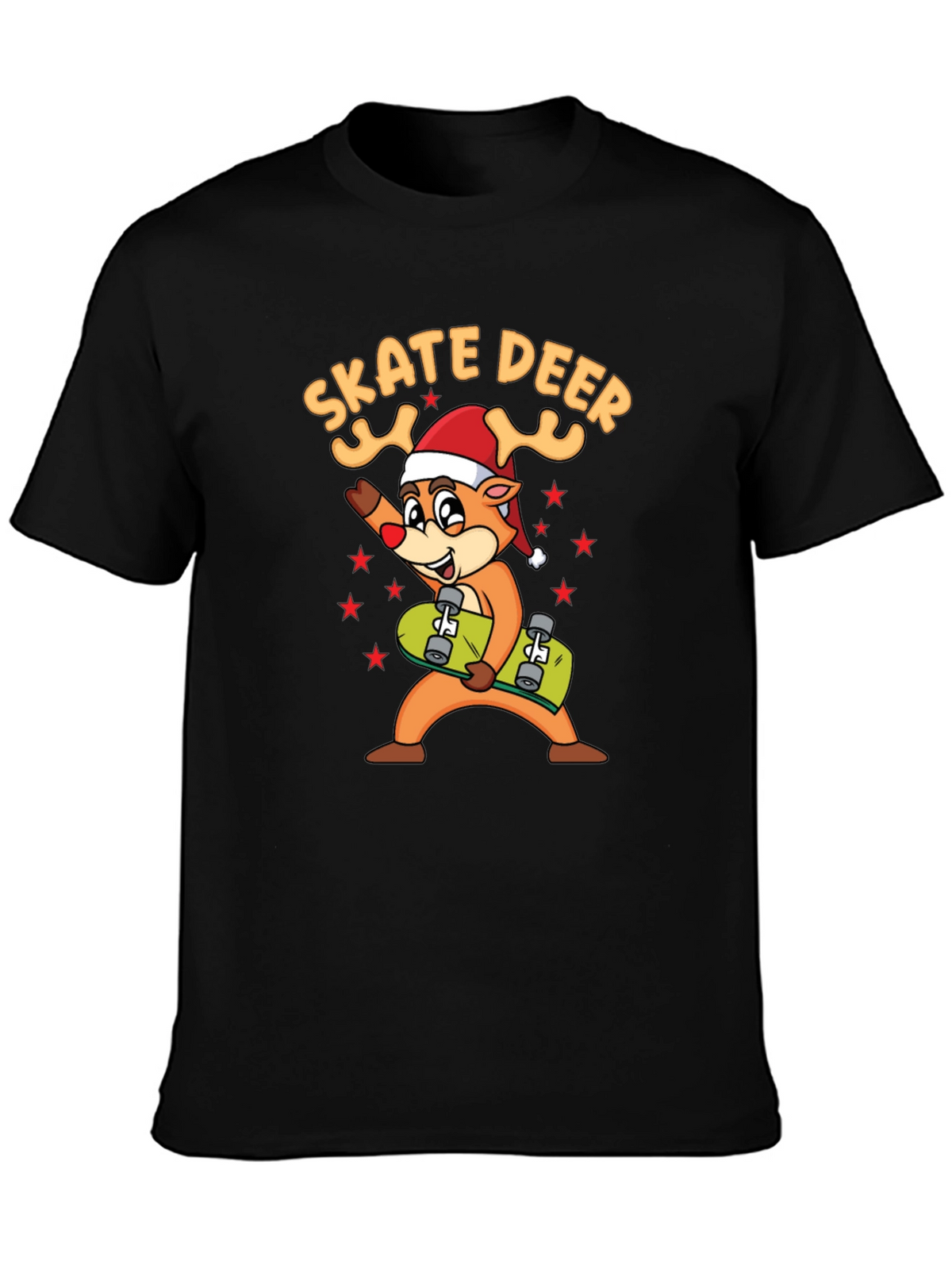 Skate Deer Graphic T-Shirt