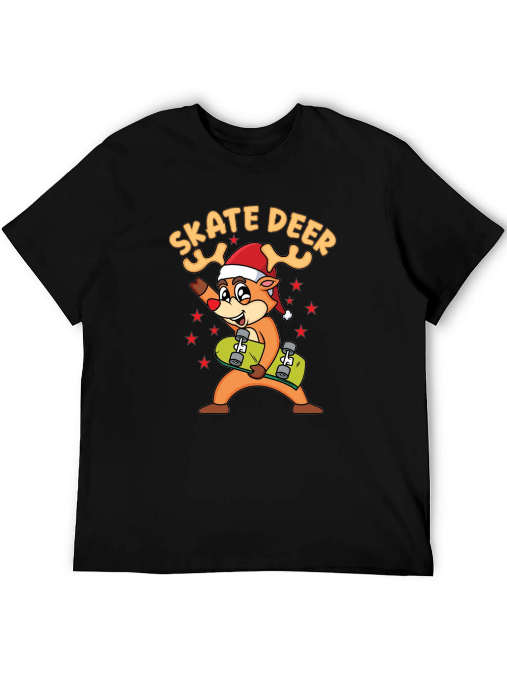 Skate Deer Graphic T-Shirt