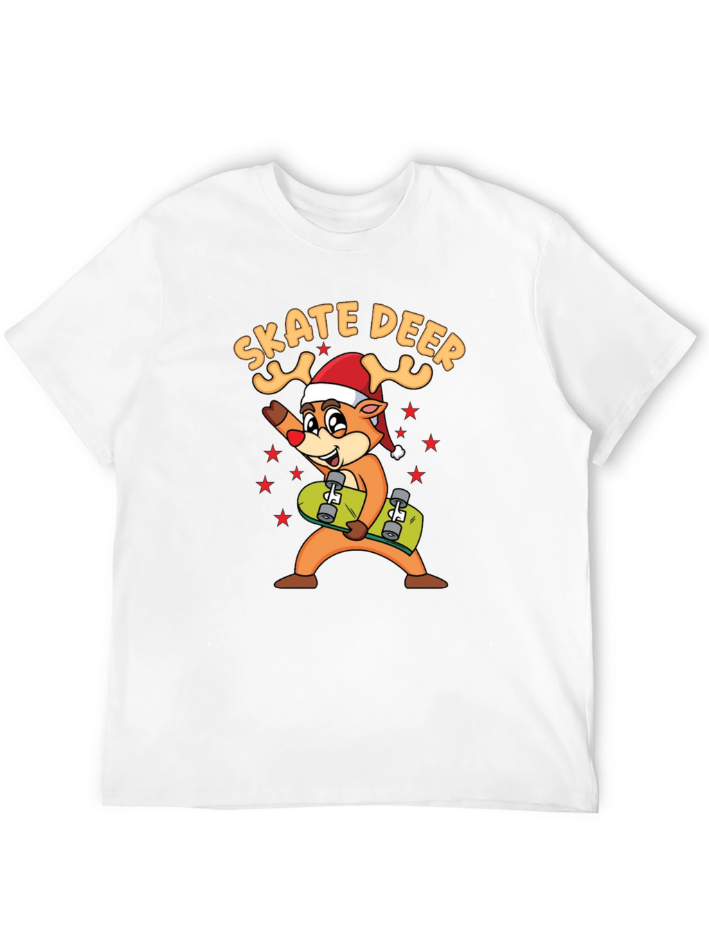 Skate Deer Graphic T-Shirt
