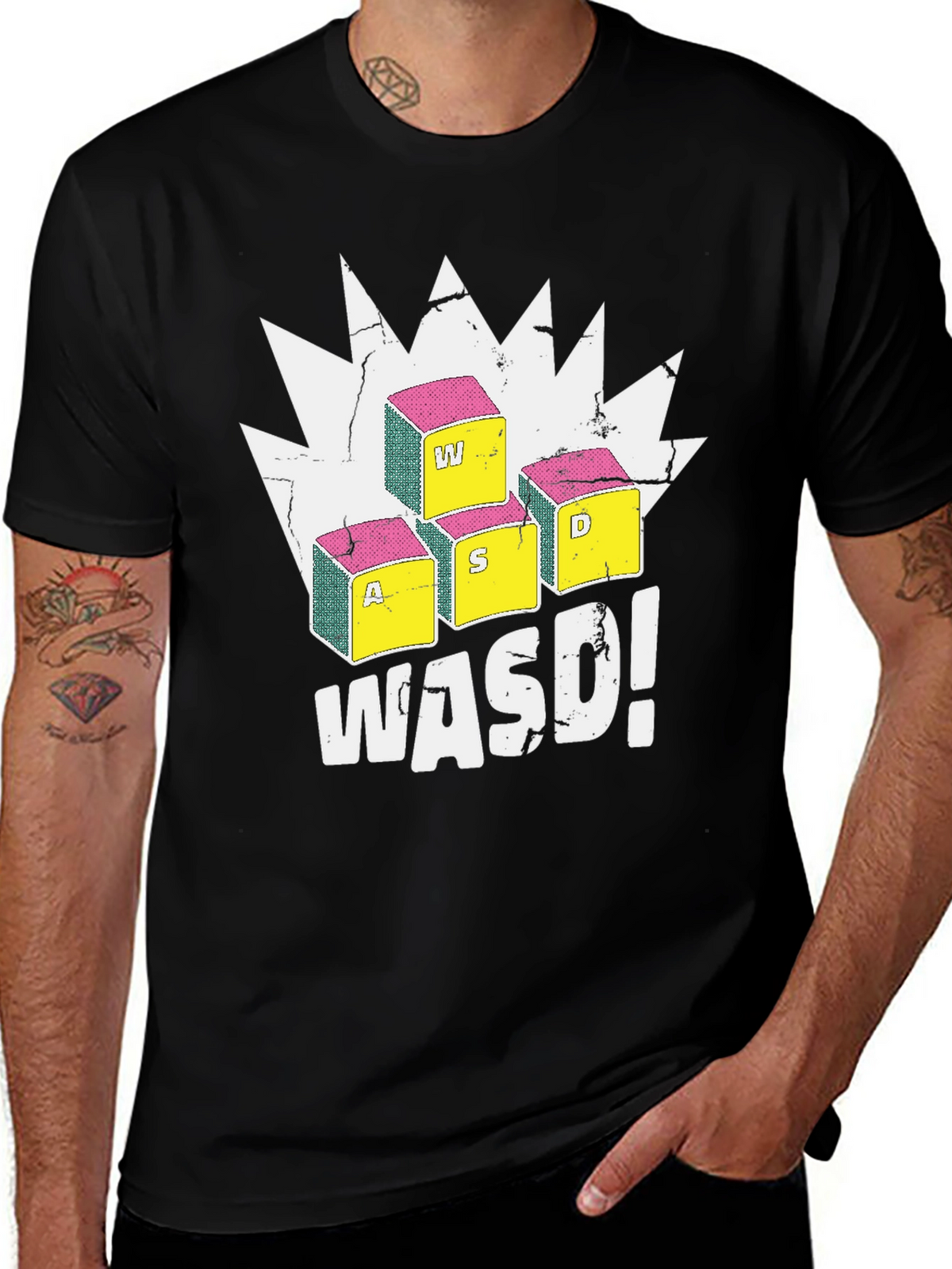 WASD Gaming Graphic T-Shirt