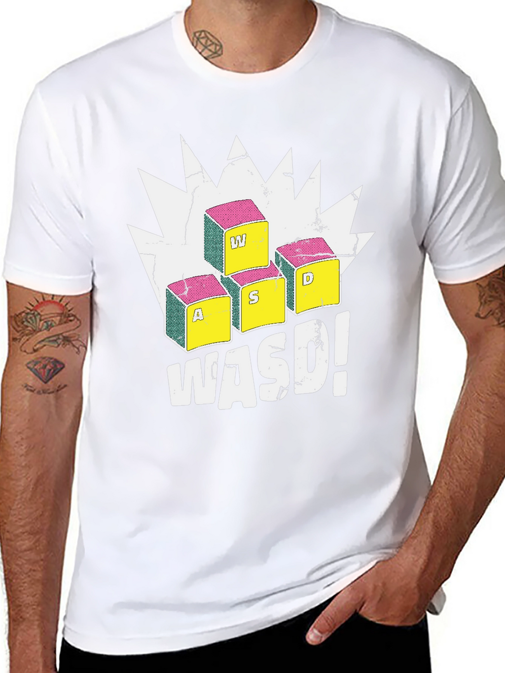 WASD Gaming Graphic T-Shirt