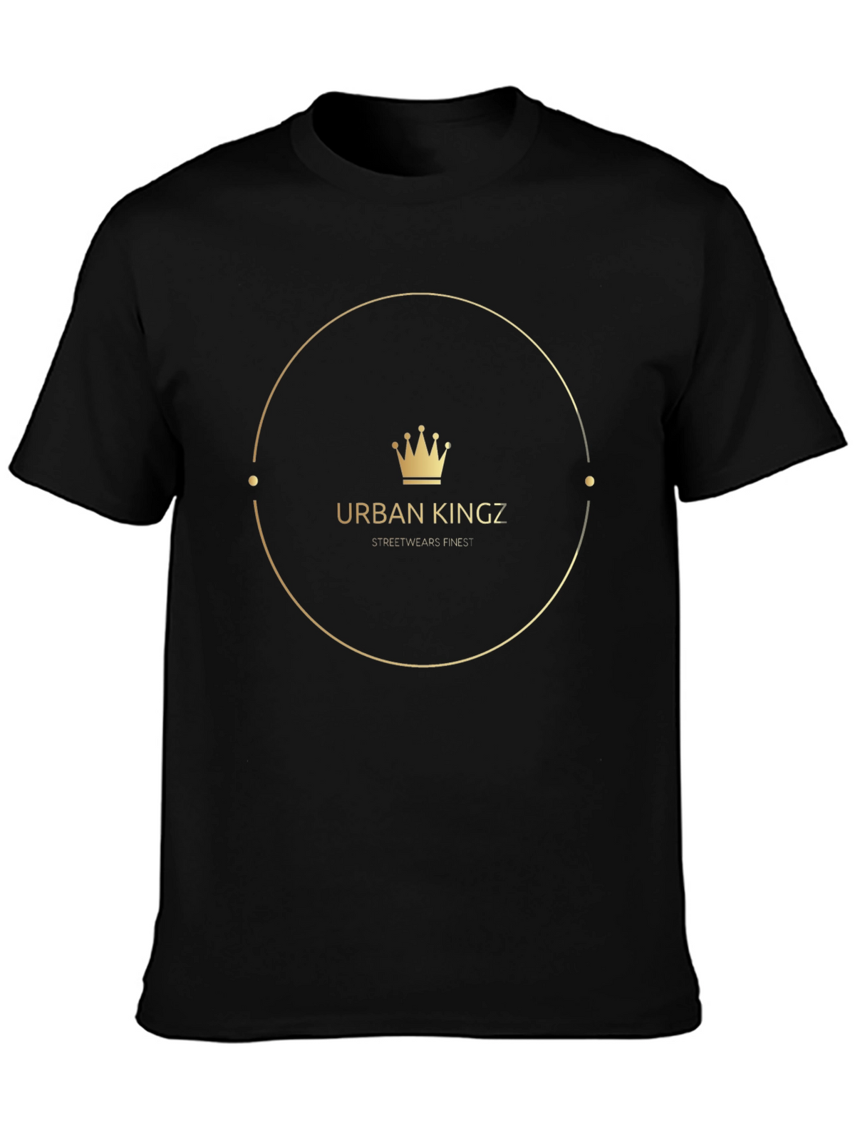 Urban Kingz Black Graphic Tee