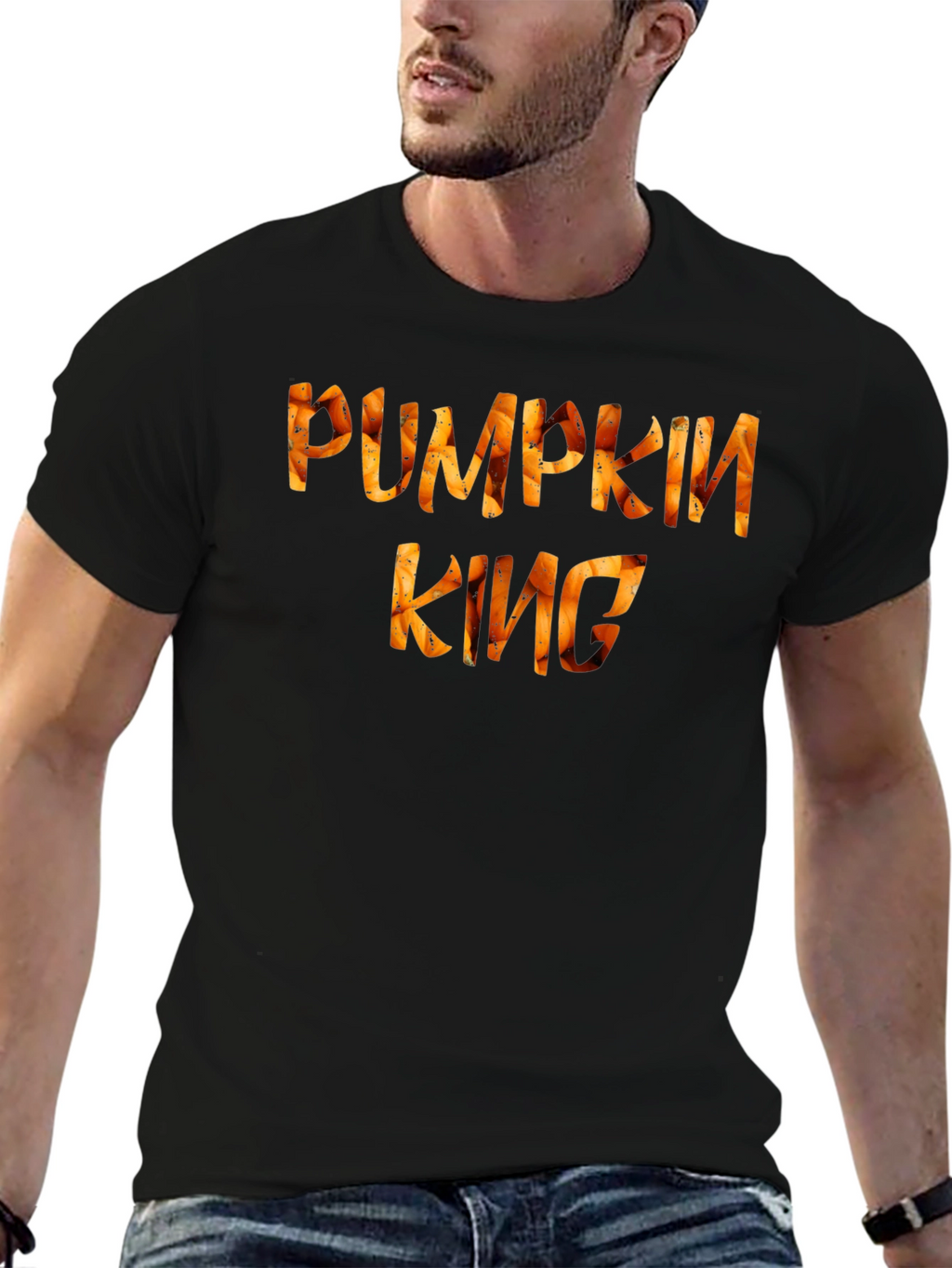 Pumpkin King Graphic Tee - Halloween Apparel